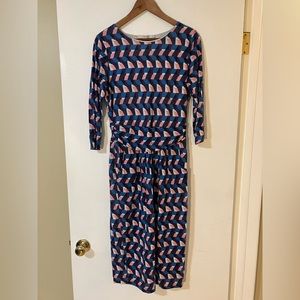 Boden 10L geometric dress